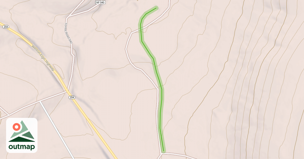 Map of Leland's Trail