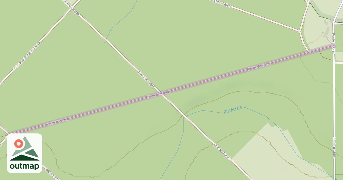 Map of Route du Camp