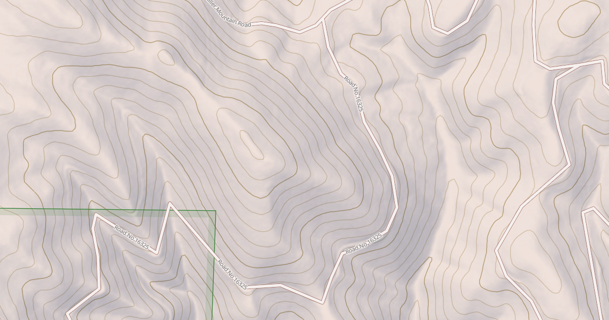 Map preview of MILLER MOUNTAIN SPUR