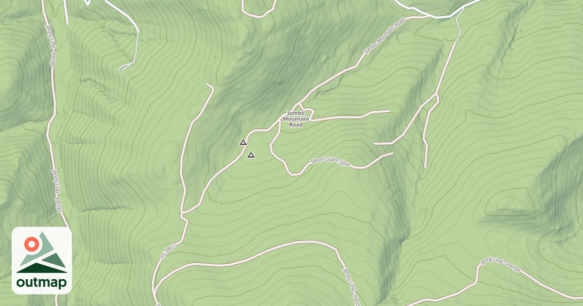 Map of MOON GULCH