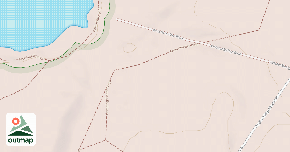 Map of Frost Pocket Path