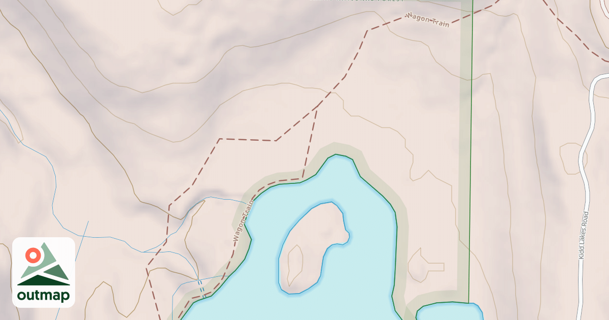 Map of CASCADE LAKE SPUR-02