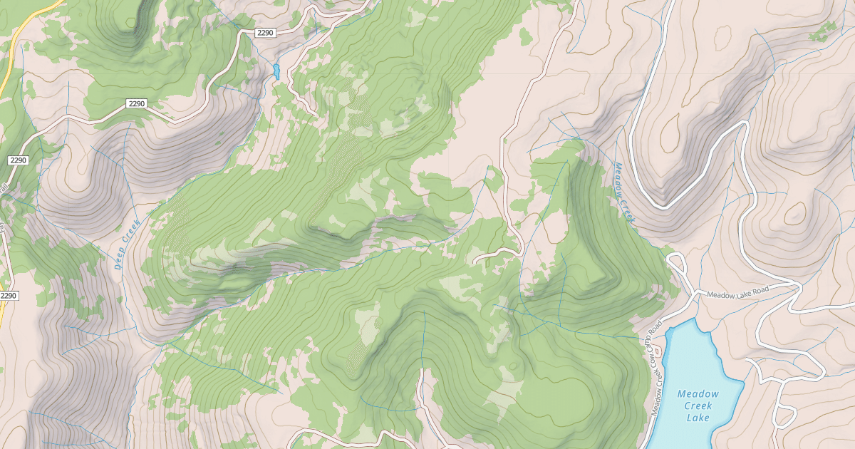 Map preview of Deep Creek Ridge