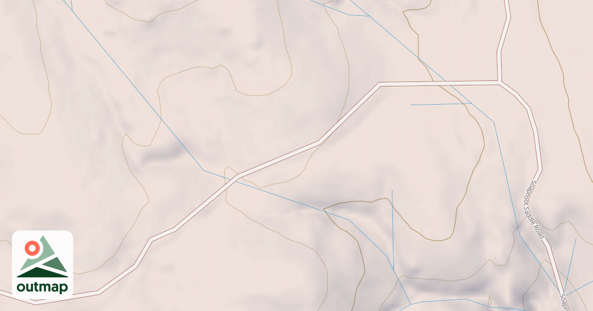 Map of CHERRY FLAT