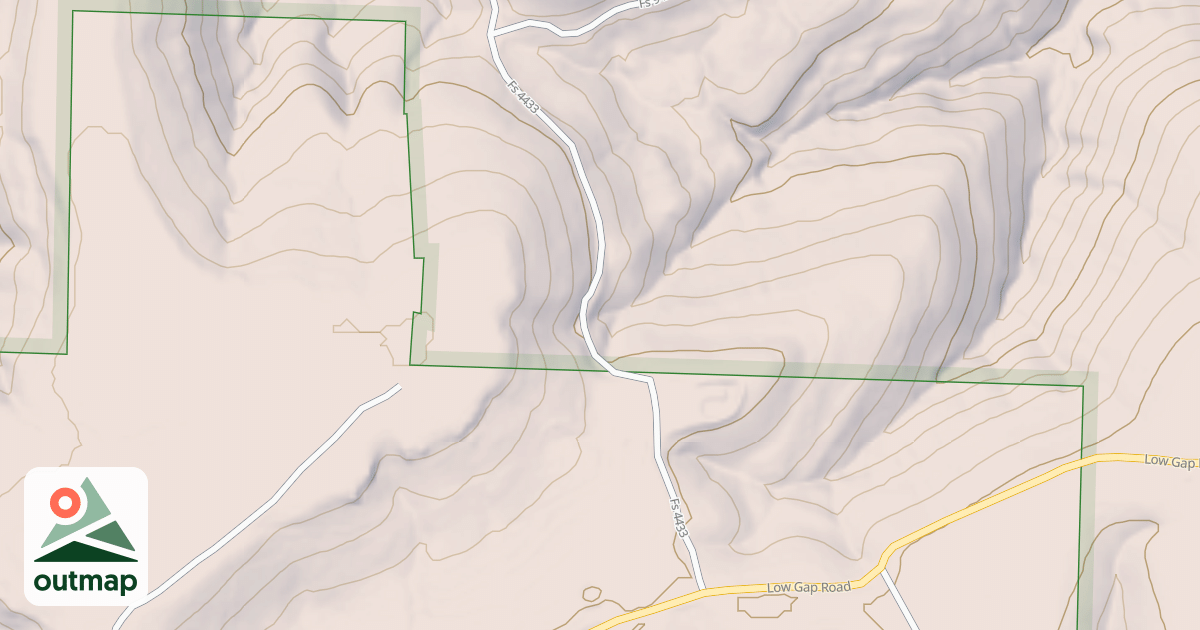 Map of TURKEY RIDGE