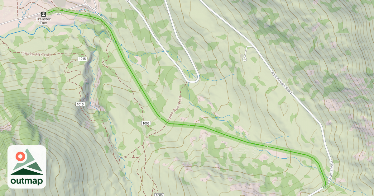 Map of Crooked Mile