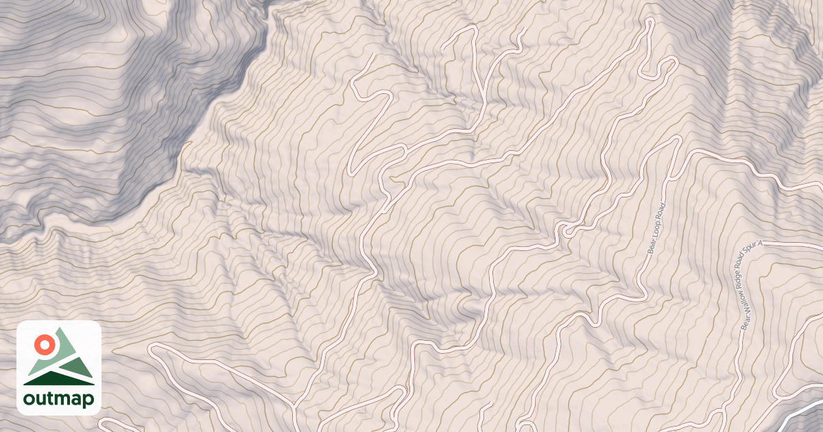 Map of COUGER CREEK