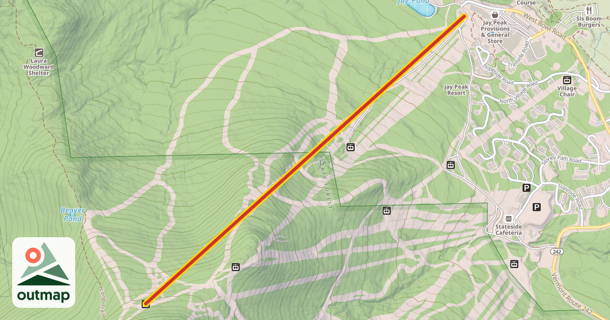 Map of Flyer Express Quad