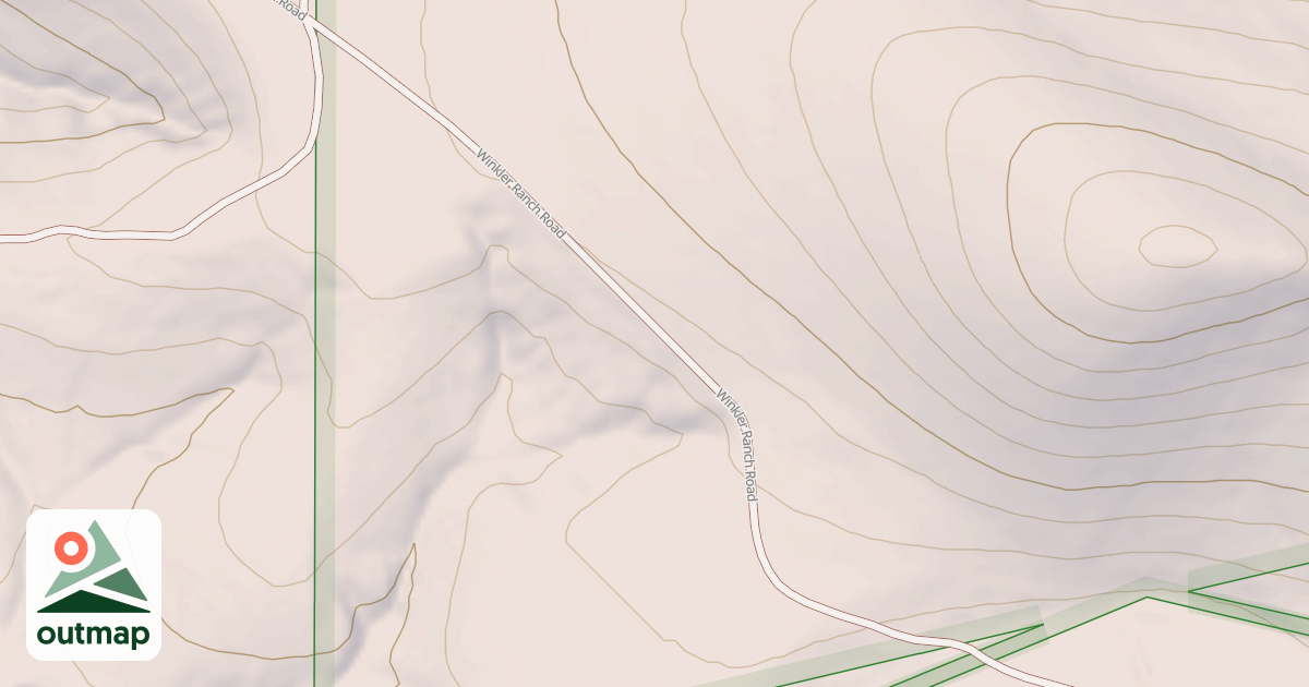 Map of E WINKLER RANCH RD
