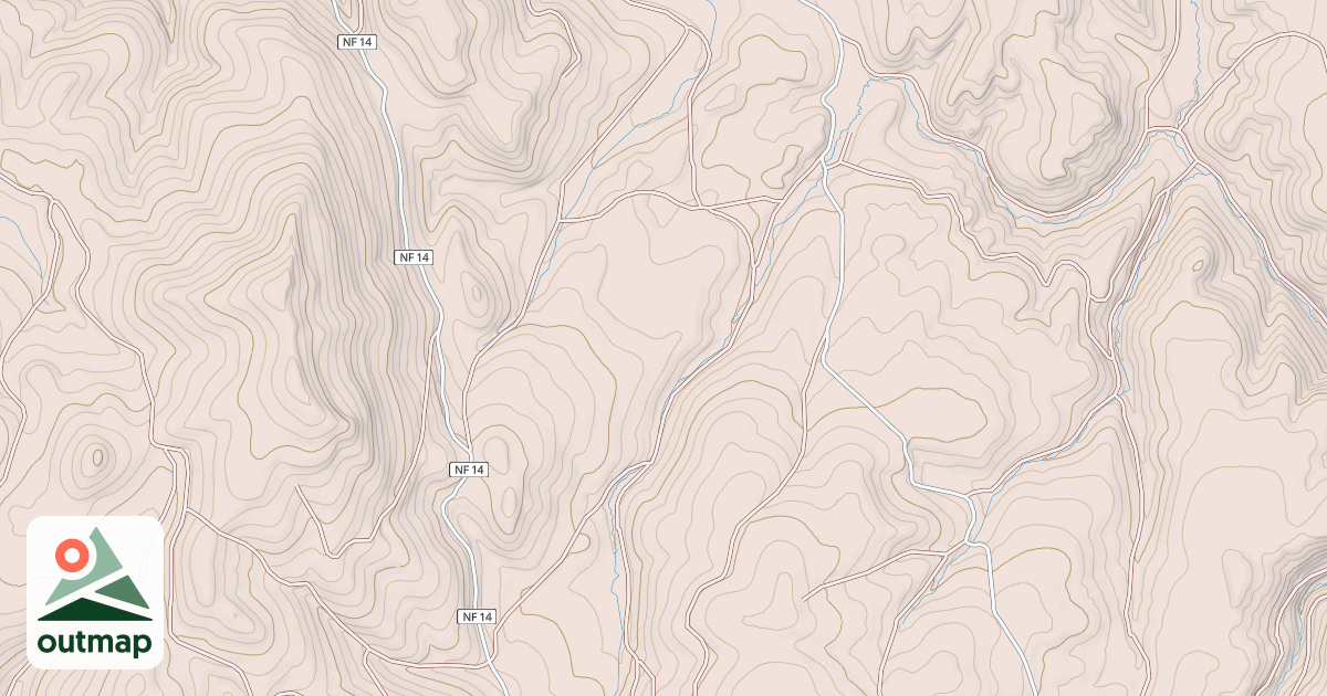 Map of COUGAR CK COLOCATED 1663 MRS
