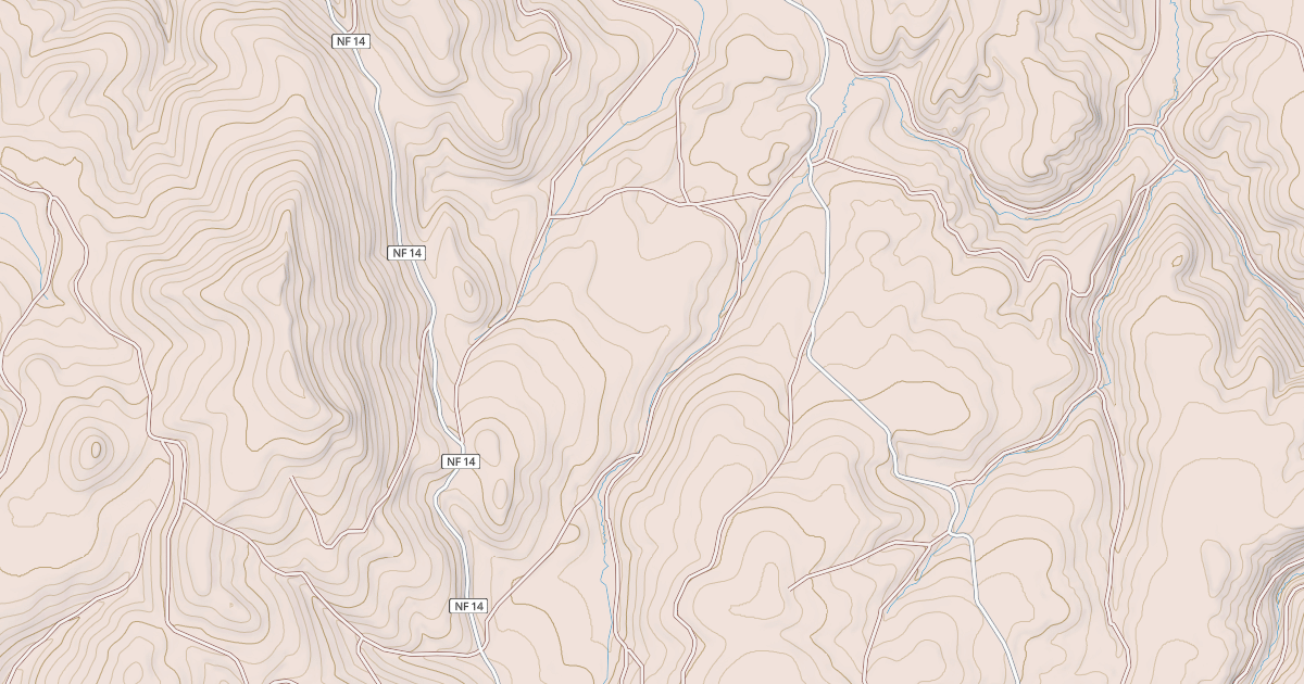 Map preview of COUGAR CK COLOCATED 1663 MRS