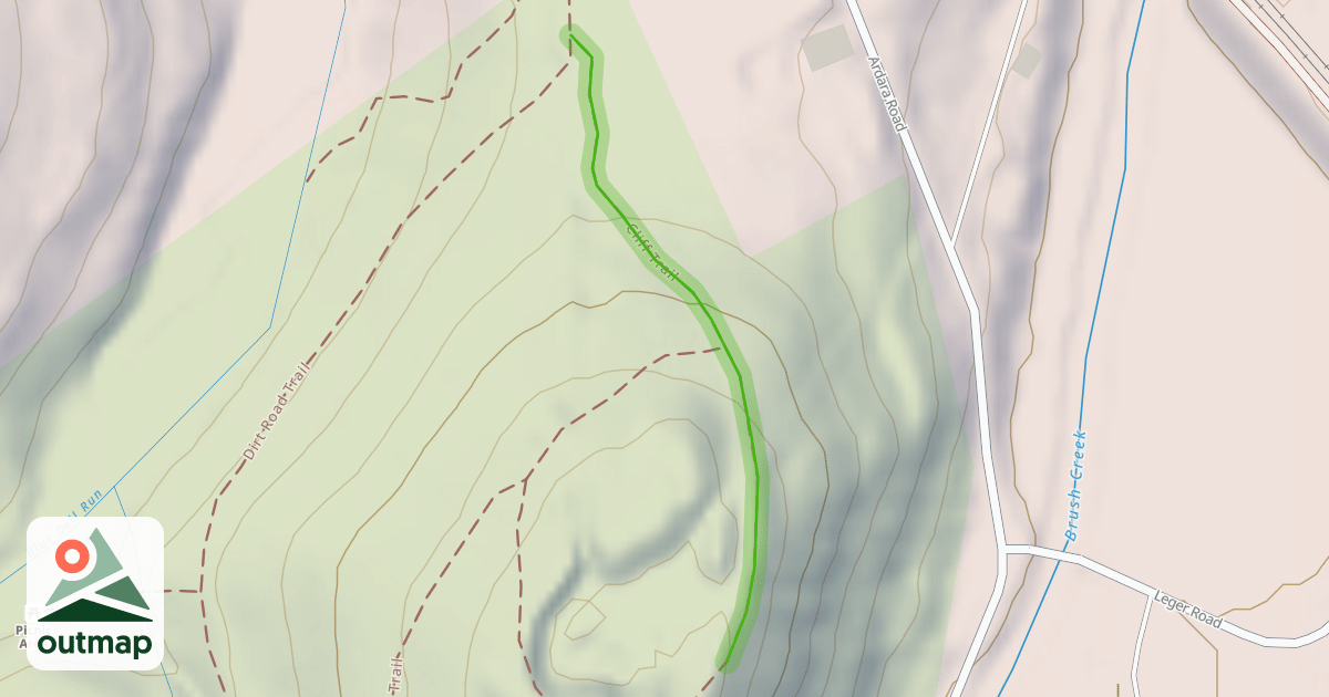 Map of Cliff Trail