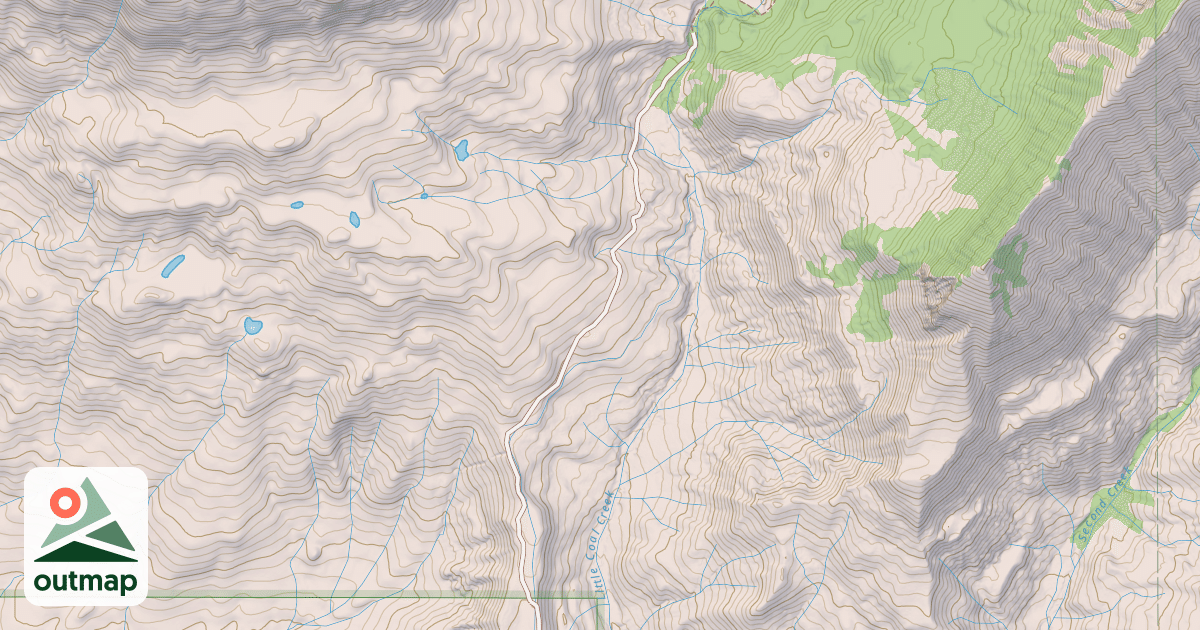 Map of Little Coal Creek