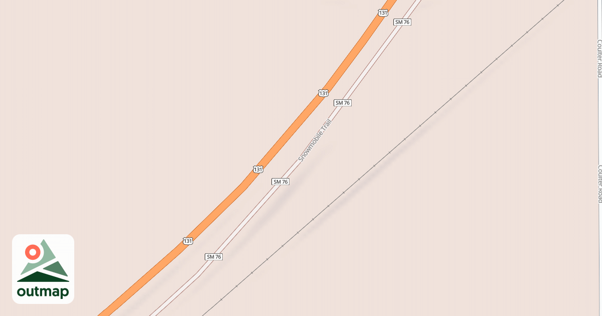 Map of Tomahawk To Kalkaska Mccct