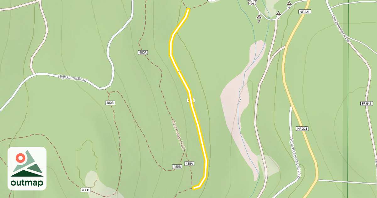 Map of Fish Creek Trail