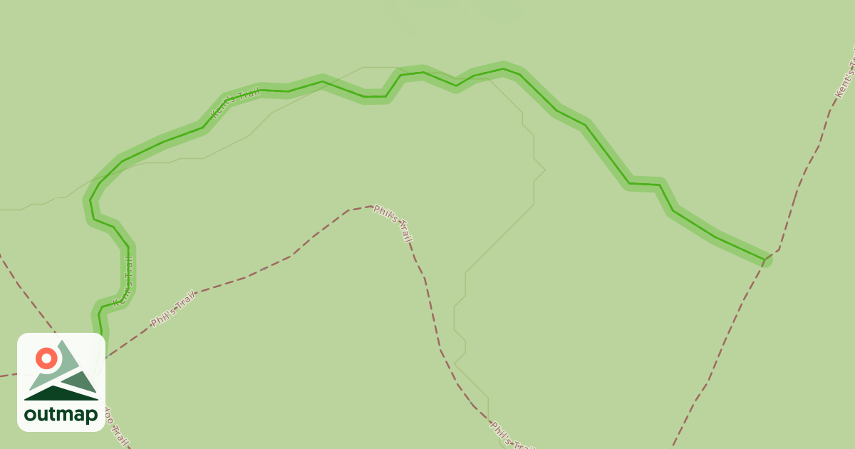 Map of Kent's Trail