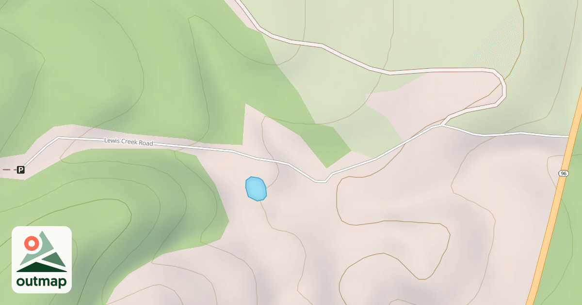 Map of LEWIS CREEK
