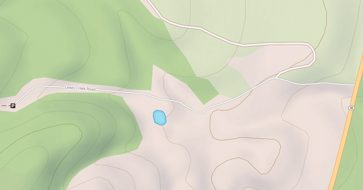 Map preview of LEWIS CREEK
