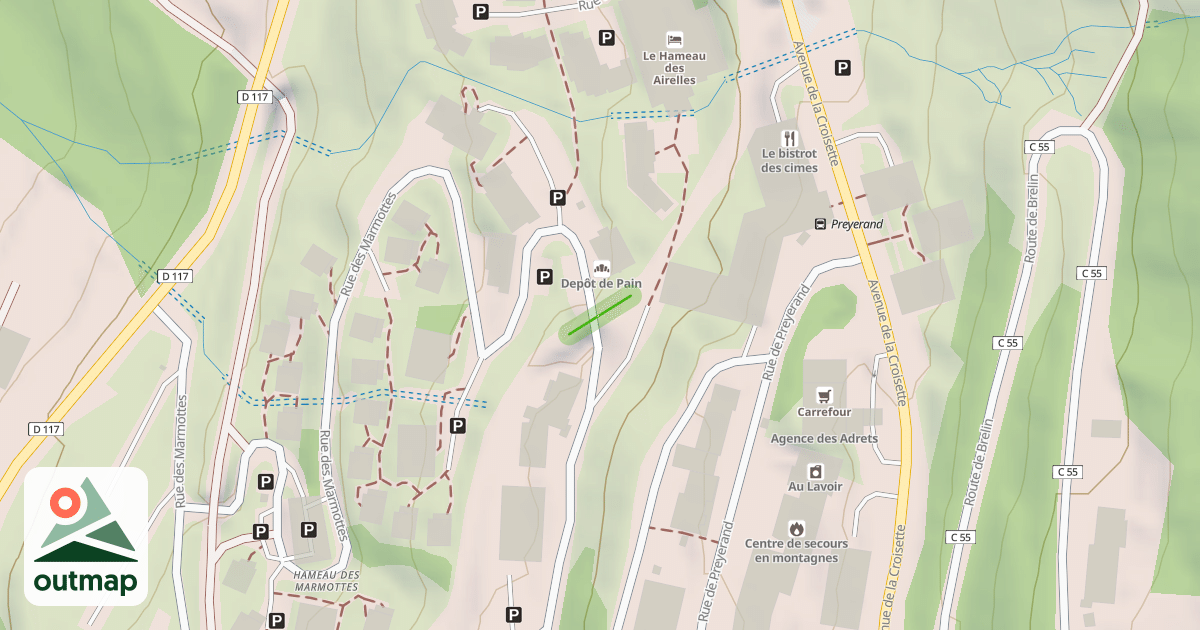 Map of Bettex