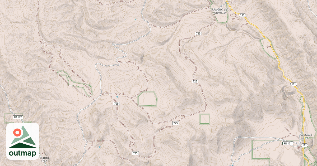 Map of LA MADERA