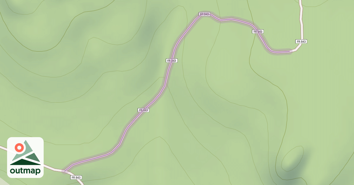 Map of Little Old House Road