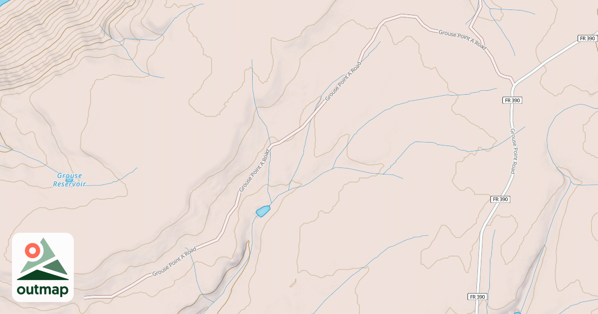 Map of GROUSE POINT A