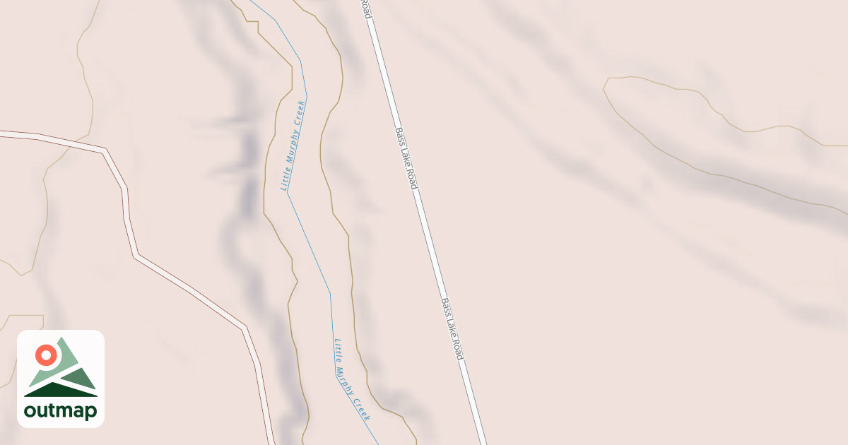 Map of BASS LAKE