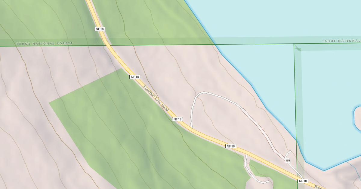Map preview of BOWMAN LAKE