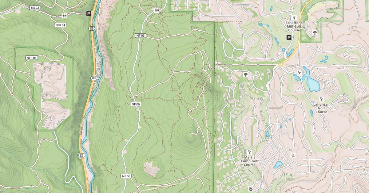 Map preview of Bald Mountain Motorcycle Trail