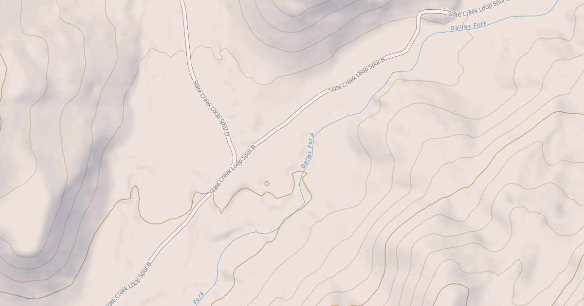 Map preview of Dallas Fork Snowmobile