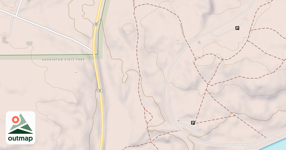 Map of Foxtrot Trail