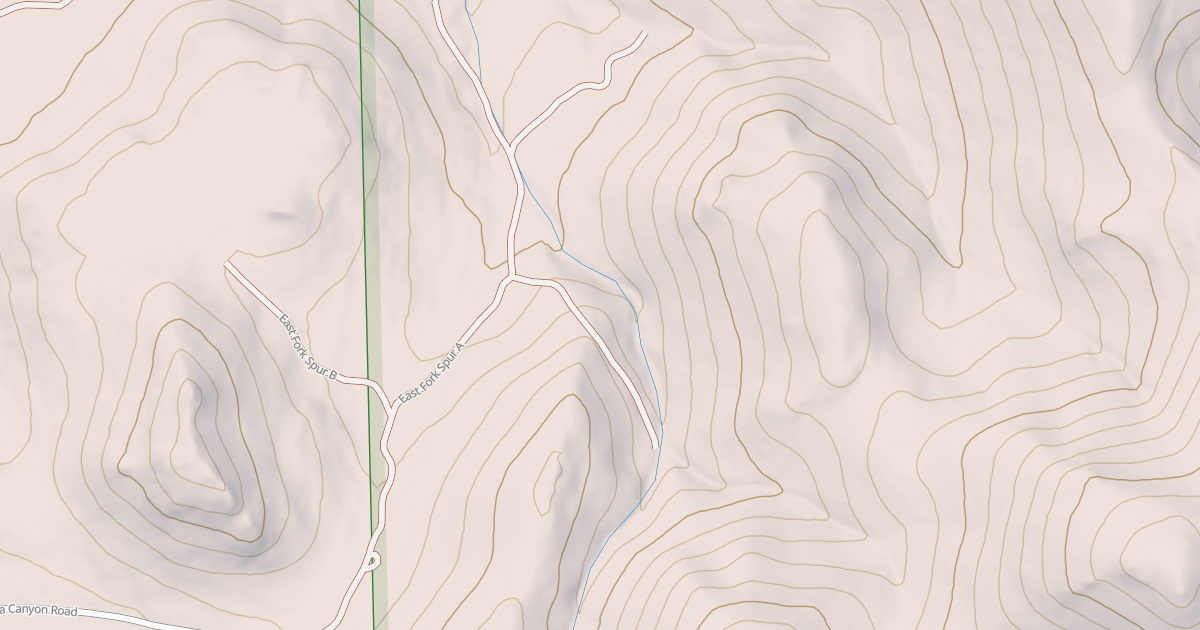 Map preview of EAST FORK SPUR A