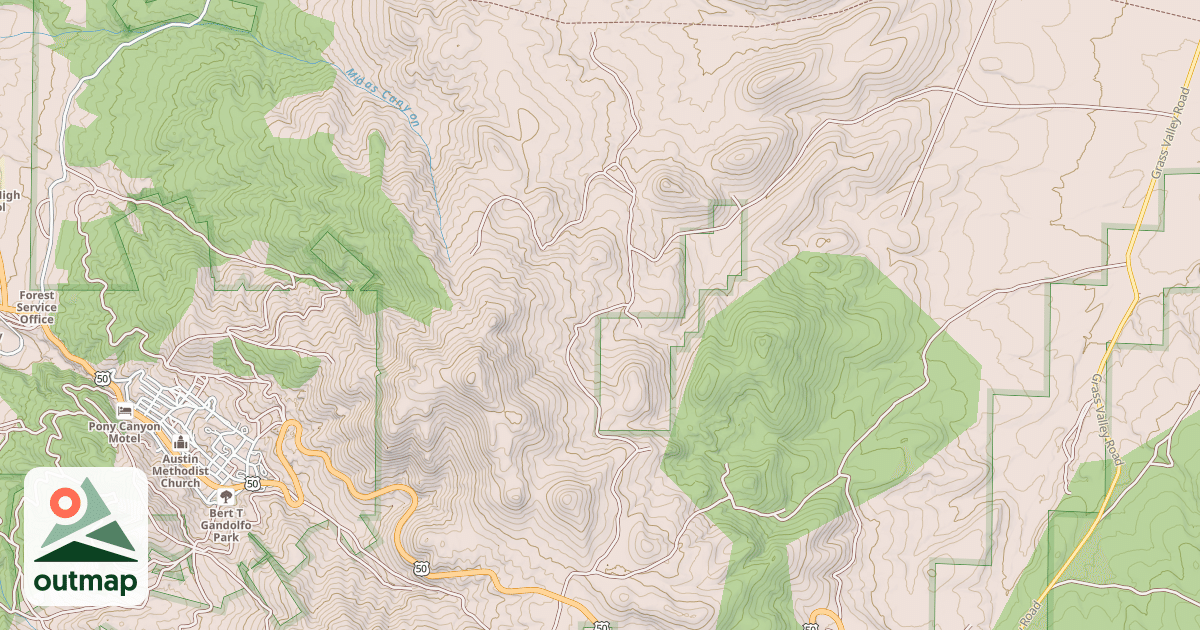 Map of AUSTIN SUMMIT