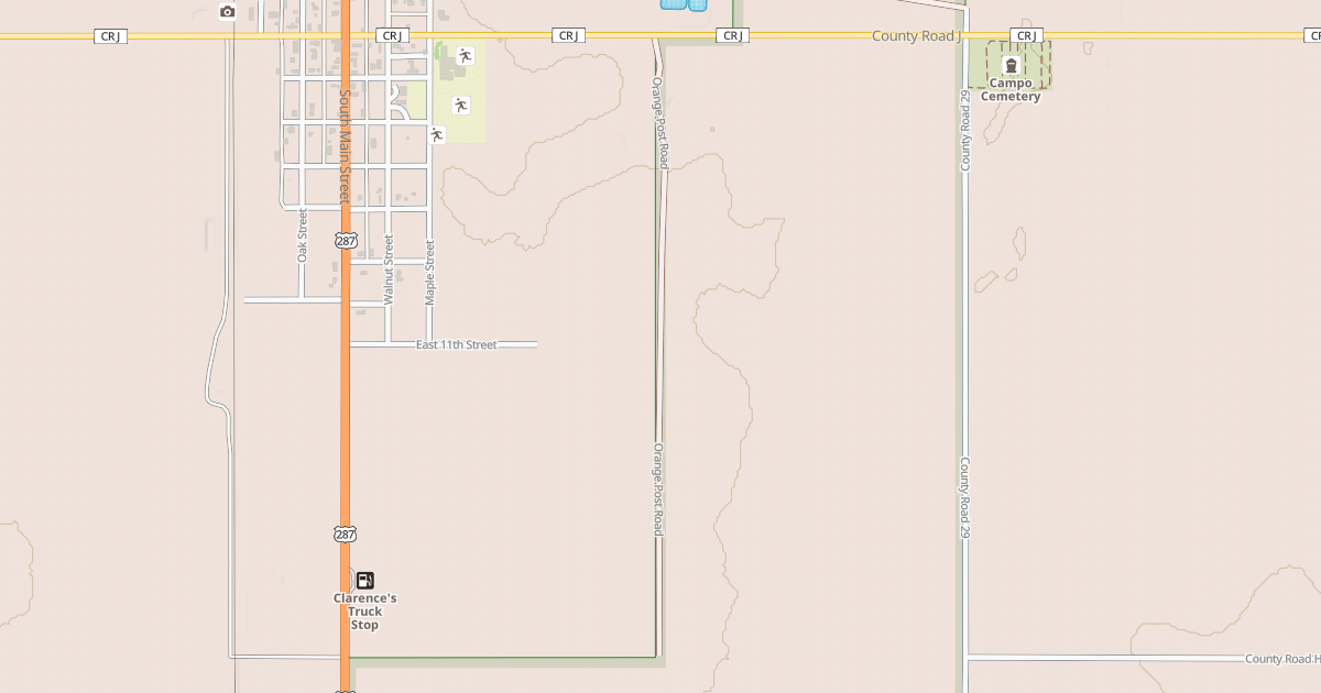 Map preview of ORANGE POST