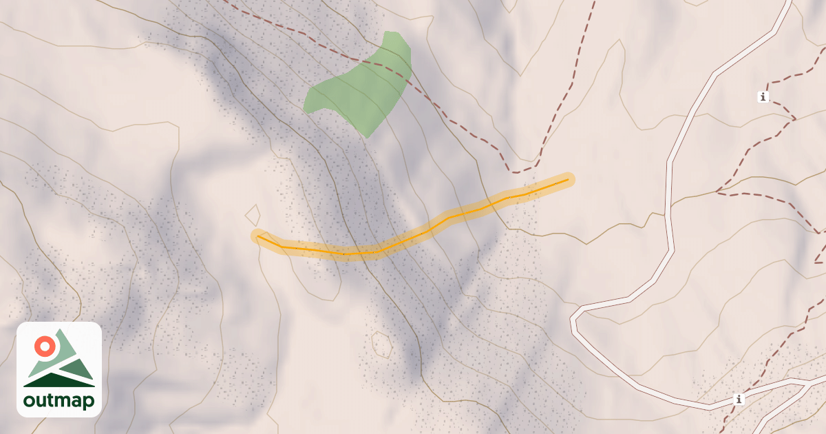 Map of Lac Hors Piste