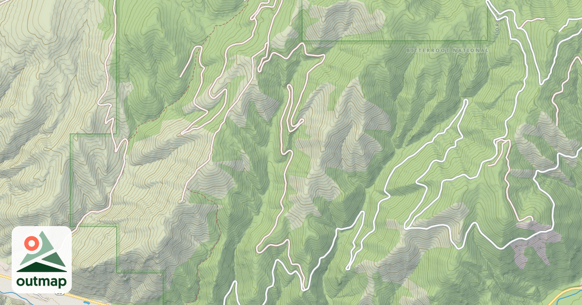 Map of (FDR) BRENNAN CREEK