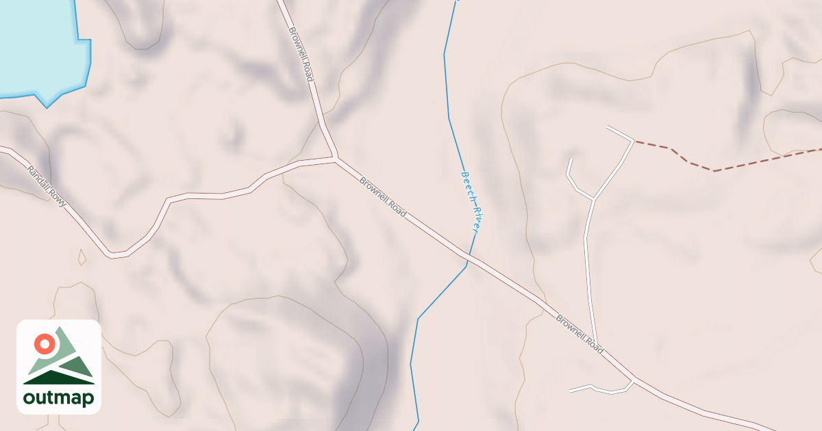 Map of Brownell Rd