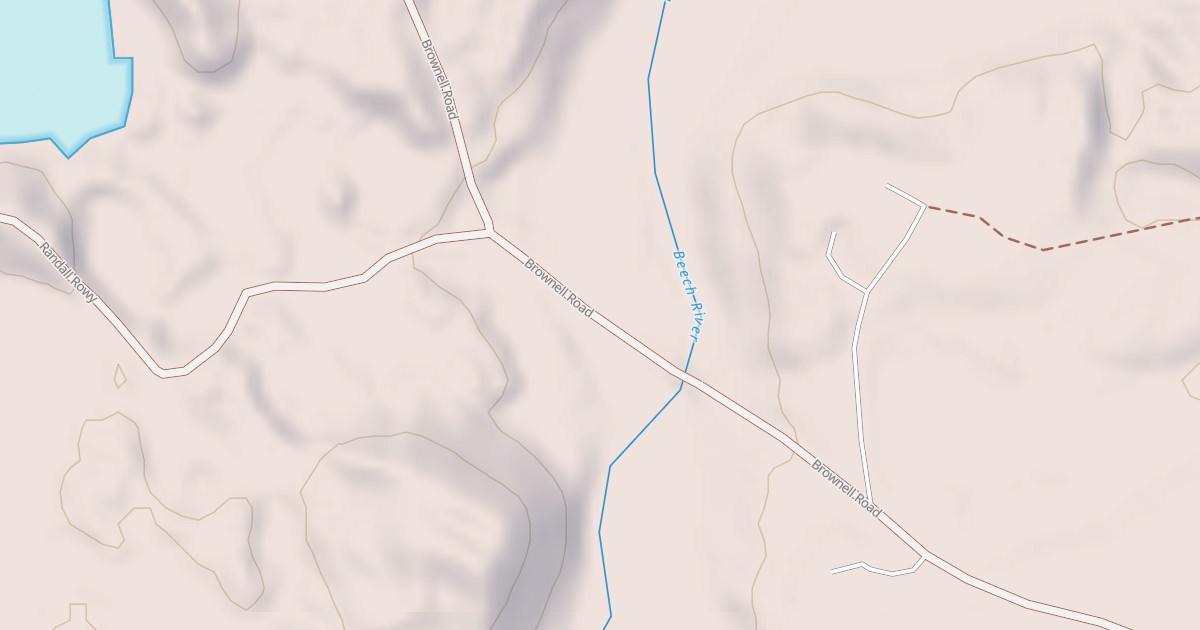 Map preview of Brownell Rd