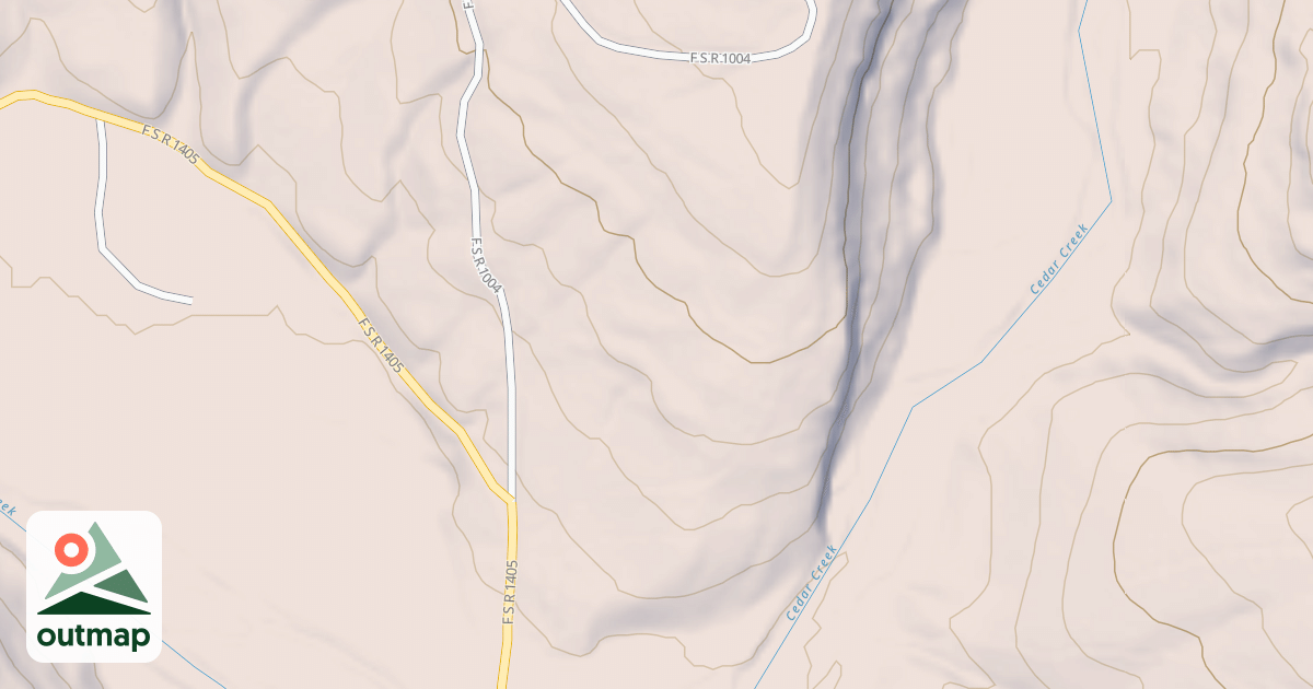 Map of USFS Motor Vehicle Use Map Roads {C17F1CA0-FC4B-4108-81DD-A316CD774624}