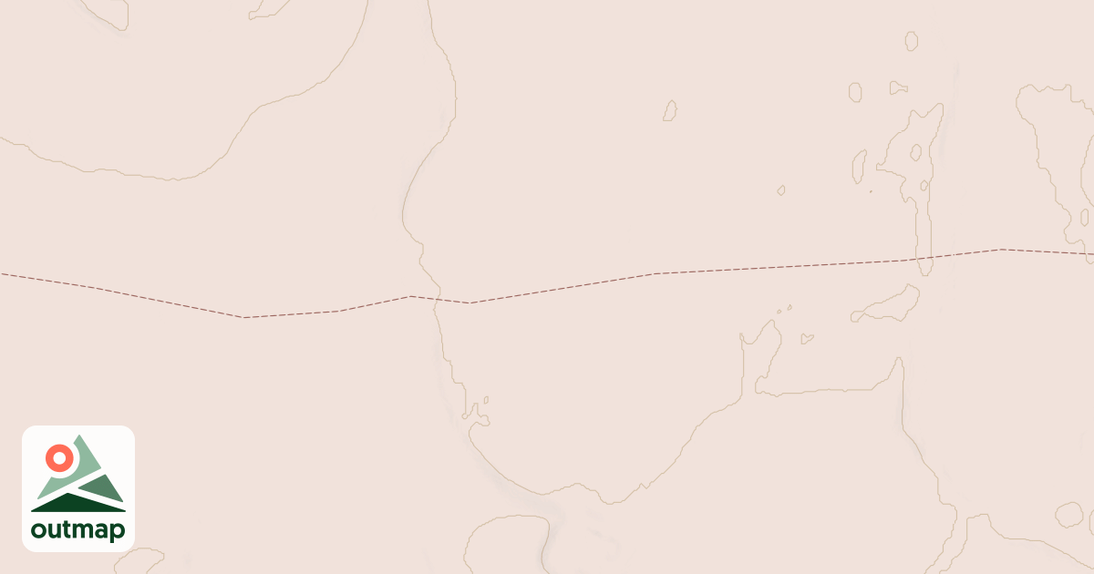 Map of Willow to Nome Winter Trail