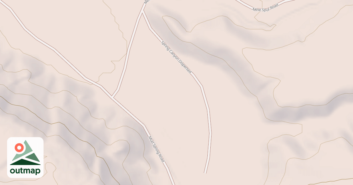 Map of SPRING CANYON DISP