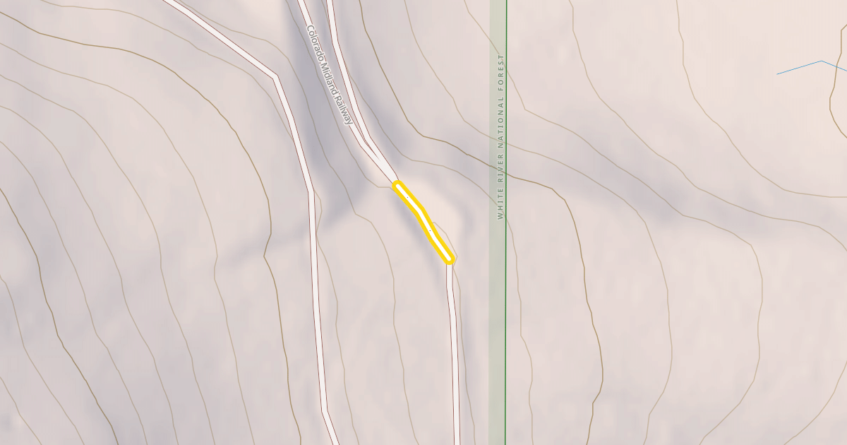 Map preview of Colorado Midland Railway