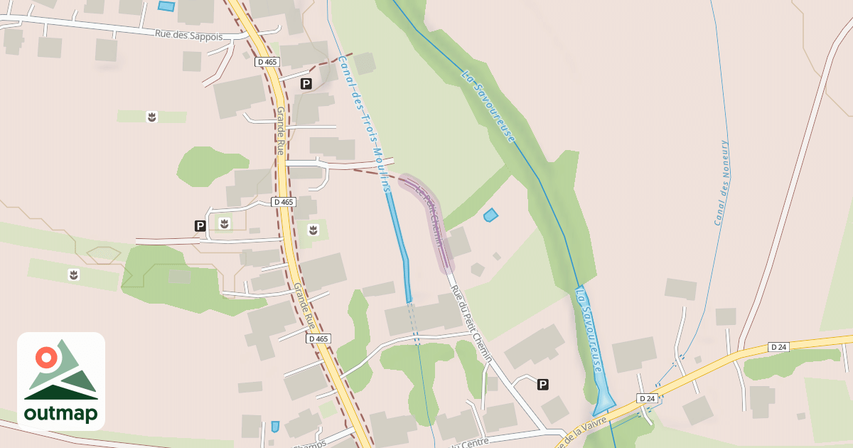 Map of Le Petit Chemin