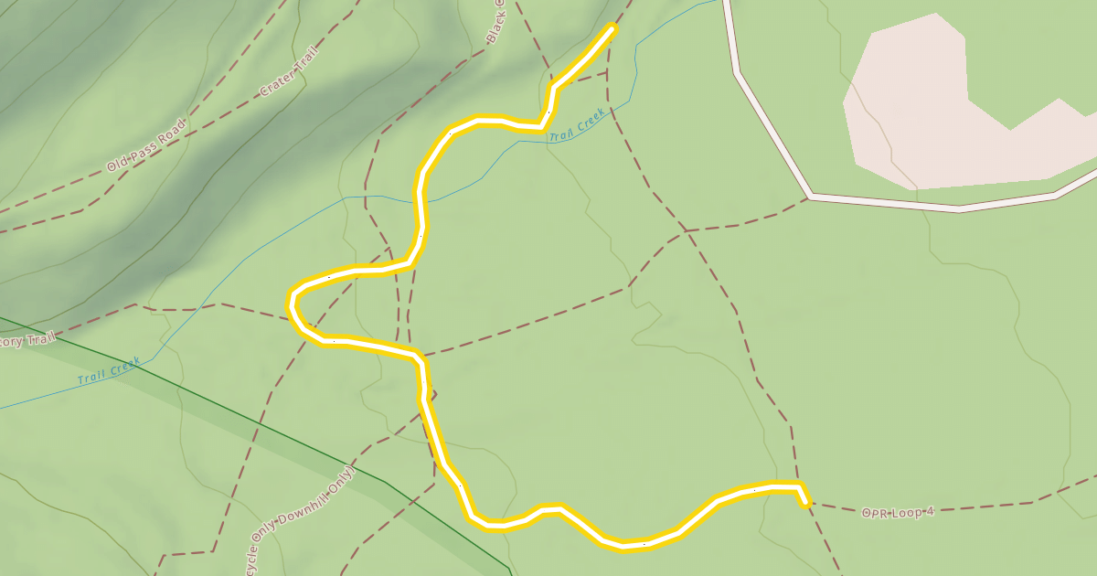 Map preview of Sawmill Loop