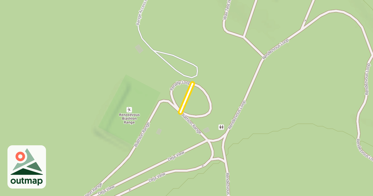 Map of 75m Penalty Loop