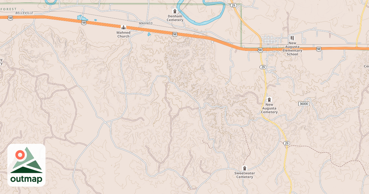 Map of NORTH TANK TRAIL