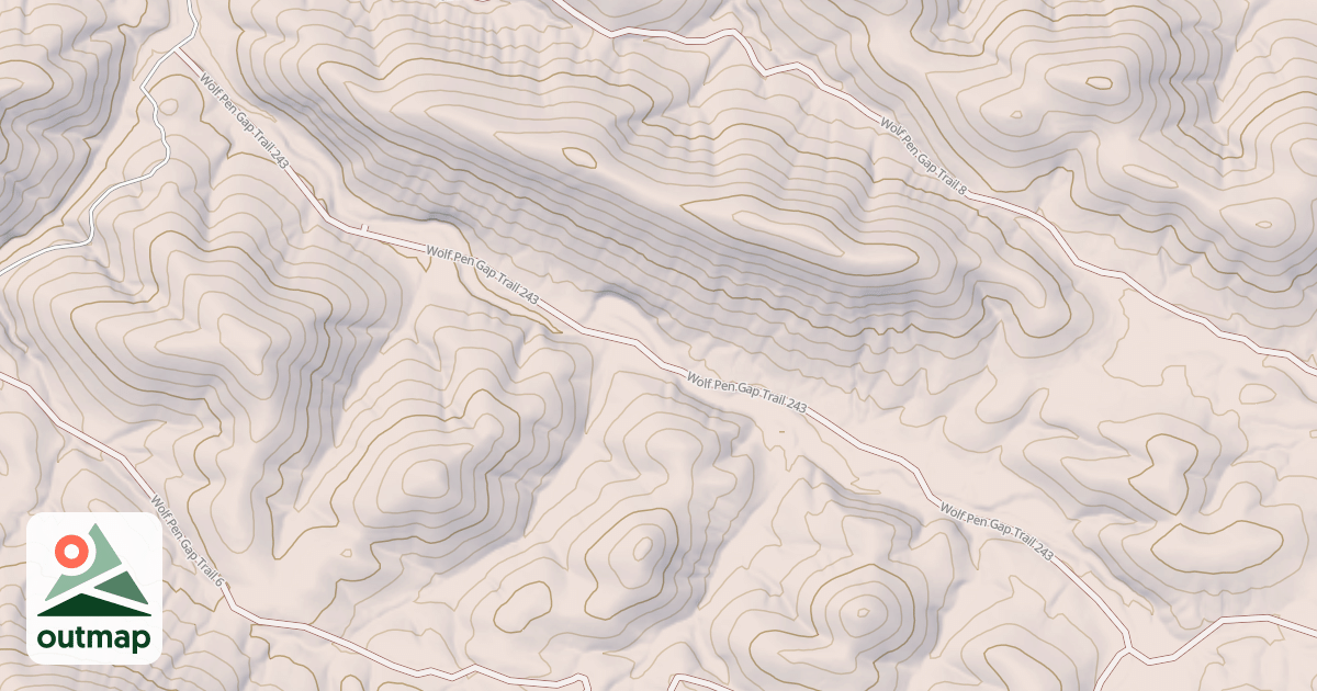 Map of GAP CREEK