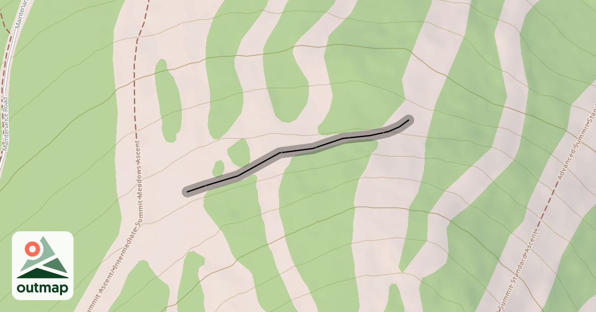 Map of Liftline Cut-thru