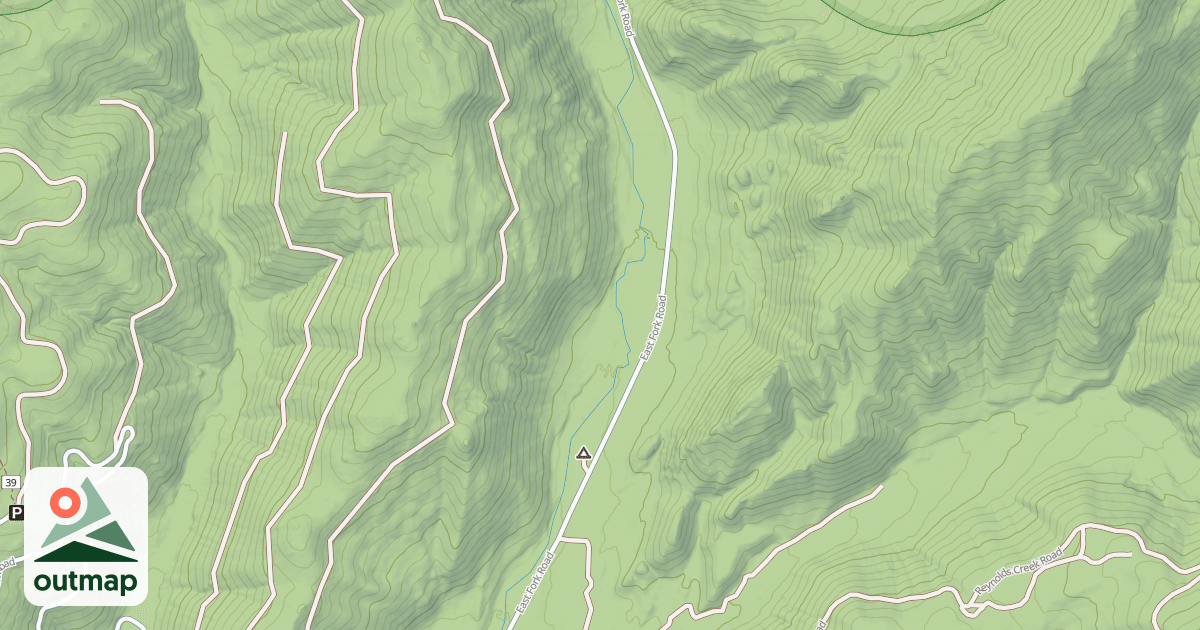 Map of (FDR) EAST FORK BITTERROOT