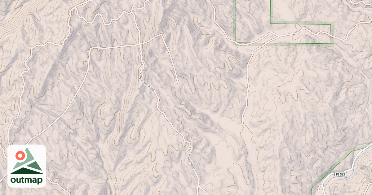 Map of CLAY CREEK RIDGE